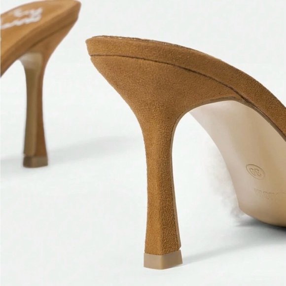 Women's Round Toe Thin Heel Pu Leather Simple Outdoor Sandals - Picture 4 of 4